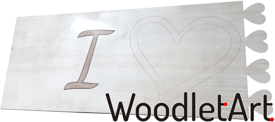 łaczenie elementów drewnianego szyldu XXL